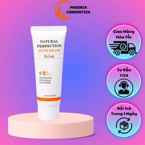 Kem chống nắng Dr.Lady Suncream 60ml - ngăn ngừa nếp nhăn, chống lão hóa